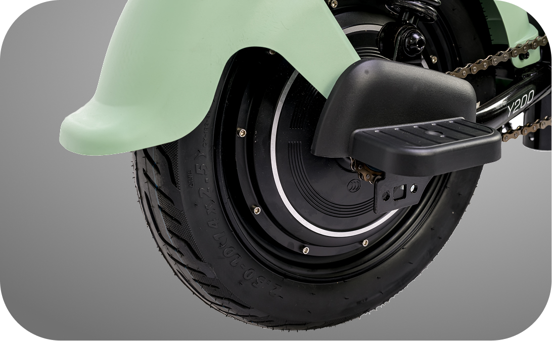 Y200 - Verde Musgo Roda